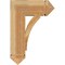 Ekena Millwork Thorton Arts & Crafts Rough Sawn Bracket, Western Red Cedar, 6"W x 18"D x 26"H BKT06X18X26THR03RWR - alternate 2